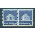 1520 10c Jefferson Memorial Fine MNH CLP B0877
