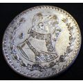 1964Mo MEXICO SILVER UN PESO BRILLIANT UNCIRCUL...