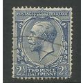 GB 1924 KGV 2 1/2d Blue Wmk 111 SG 422 ( E351 )