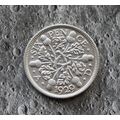 1929 George V Silver Sixpence 6d British Englis...