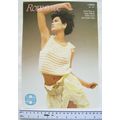 Vintage: Sirdar 6885 top in lacy stitch with co...
