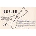 South Finegayan Guam San Fransisco Map QSL Amat...