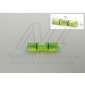 5pcs Acrylic Ø8x35mm Bubble Spirit Level Vial Y...