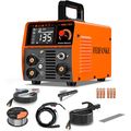 135A Flux Core MIG Welder, 110V 3-IN-1 Mig/Arc/...