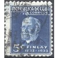 Cuba 1934 - SG399 - 5c blue - Dr. Carlos J. Fin...