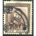 New Zealand 1941 - SG629 - surch 2d on 1½ brown...