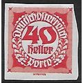 Po Mi 99 (*): 40 h. red Postage Due Stamp: Nume...