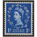1958 SG588 1d Ultramarine GRAPHITE LIned Wildin...