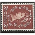 1960 SG613ab 2d Red-Brown Crowns Phosphor Wmk S...