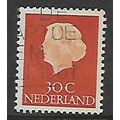 NETHERLANDS 1953 30c ORANGE QUEEN JULIANA SG 78...