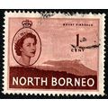Malaysia North Borneo 1954 Queen Elizabeth II M...