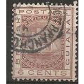 British Guiana 1882 SG173 6c Brown Wmk Crown CA...