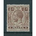 malta stamps george v sg69a sg 69a hm multiple ...