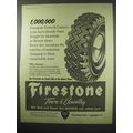 1960 Firestone Town & Country Tires Tyres Ad