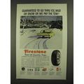 1960 Firestone Town & Country Tires Ad - Thru I...