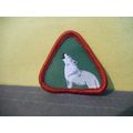 Boy Scouts Merit Badge Wolf (Green)