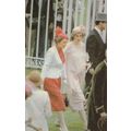 Princess Diana Horse Race At Ascot Royal Postcard