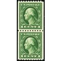 441, Mint XF NH 1¢ Coil Pair Very Well Centered...