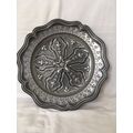 Stunning Pewter Tray Fruit Tray Wall Plaque Wit...