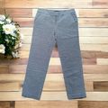 Cynthia Rowley Navy Blue White Cropped Trousers...