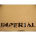 1964 1965 CHRYSLER IMPERIAL TRUNK LID EMBLEMS O...