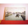THE HARBOUR, WEYMOUTH, DORSET. used antique pos...