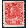 Canada sg258b 3c carmine die 11 imperf x 8 fine...