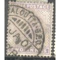 India stamps 1900 - QV 2a lilac used 2