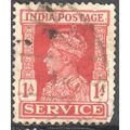 India 1939 - SG O146 - KGV1 1a red (Service) - ...