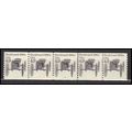 2124 4.9c Buckboard Fine MNH Dry Gum PNC 3/5 X0220