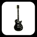 Guitar Black Enamel Badge Creative Metal Pins M...