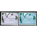1962 Iceland - Telephone Cable set of 2 - Sc# 3...