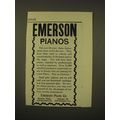 1902 Emerson Pianos Ad