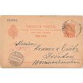 Spain Postal Card 1902 Barcellona to Dresden Ge...