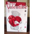 Valentine's Card - Tatty Teddy - Be my Valentin...