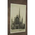 Real Photographic Postcard - West Door, Cathedr...