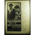 1958 Verve Records Ad - Ella Fitzgerald sings the Duke Ellington song book