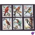 SHARJAH 1972 BIRDS 6 VALS FINE USED