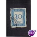 NETHERLANDS 1947 OFFICIAL 30C BLUE F/U SGD673