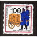 BERLIN -1989 100pf + 50pf 'POSTAL HISTORY' FINE...