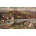 Vintage L.M. Long 'Photochrom' Postcard - Menai...