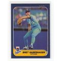1986 Fleer Bret Saberhagen baseball card #19 – ...