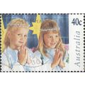 AUSTRALIA, CHRISTMAS, Two Angels, grey 1997, 40...
