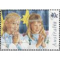 AUSTRALIA, CHRISTMAS, Two Angels, grey 1997, 40...
