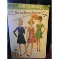 Vintage Simplicity 8887 Miss Petite Princess Dr...