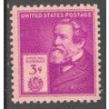 891 3c Cyrus McCormick Fine MNH BA0946