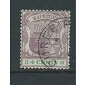 mauritius watermark crown ca sg 130 vfu sg130