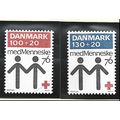 Denmark Stamps Scott #B53 To B54, Mint Hinged