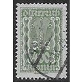 Mi 386: 400 Kr. olive-green Definitive Stamp: C...