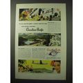 1950 Canadian Pacific Cruise, Railroad, Airline Ad